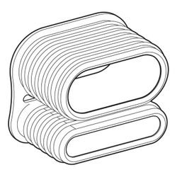 Geberit Überlaufdichtung für Waschbeckenanschluss Clou... GEBERIT-241686001 4025416753025 (Abb. 1)