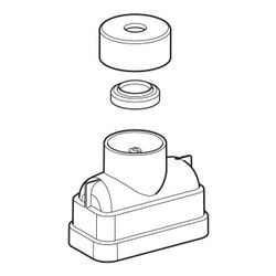 Geberit Entlüftungsdeckel für Waschbeckenanschluss Clou... GEBERIT-241687001 4025416753261 (Abb. 1)