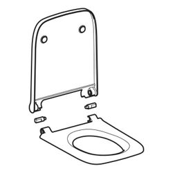 Geberit WC-Sitz für Geberit AquaClean Sela Square, Weiß... GEBERIT-245850011 4025410090492 (Abb. 1)