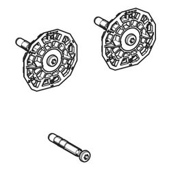Geberit Befestigungsmaterial FlexInstall 2 für Option Lichtspiegel... GEBERIT-245762001 4025410089625 (Abb. 1)