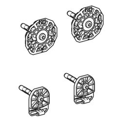 Geberit Befestigungsmaterial FlexInstall für Option Lichtspiegel... GEBERIT-245760001 4025410089601 (Abb. 1)