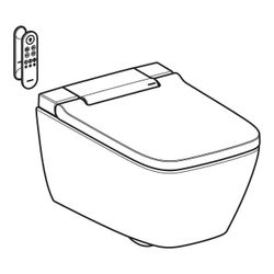 Geberit AquaClean Sela Square WC-Komplettanlage Wand-WC, Hochglanz verchromt... GEBERIT-146250211 4025410103079 (Abb. 1)