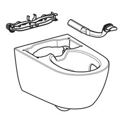 Geberit WC-Keramik für Geberit AquaClean Alba, Weiß... GEBERIT-245823011 4025410095107 (Abb. 1)