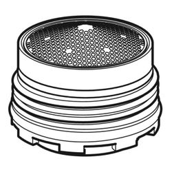 Geberit Strahlregler für Piave und Brenta Waschtischarmaturen Durchfluss 1,3l/min, M... GEBERIT-243638001 4025416547877 (Abb. 1)