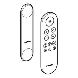 Geberit Fernbedienung groß für Geberit AquaClean, ab Baujahr 2024... GEBERIT-245840011 4064746001291 (Abb. 1)