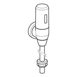 Geberit Druckspüler für Urinal mit elektronischer Spülauslösung, IR-Distanzerkennung... GEBERIT-115805215 4025410052056 (Abb. 1)