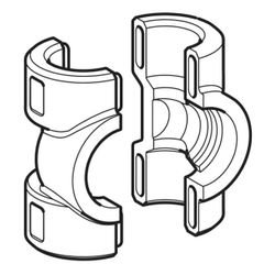 Geberit Dämmung für FlowFit Unterputz Kugelhahn, EPP, DN 15... GEBERIT-245996001 4064746001505 (Abb. 1)