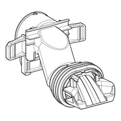 Geberit Typ SP46 Spülverteiler für Stand WC Babys Rimfree... GEBERIT-245912001 4064746000973 (Abb. 1)