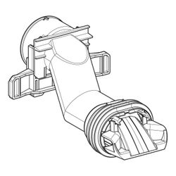 Geberit Typ SP44 Spülverteiler für Wand-WC, Kinder Rimfree... GEBERIT-245910001 4064746000935 (Abb. 1)