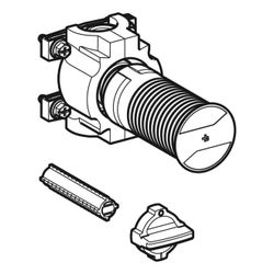 Geberit UP-Kugelhahn mit Befestigung, Rp 3/4″, PN 10 bar, Rotguss bleifrei... GEBERIT-616043001 4025416594567 (Abb. 1)