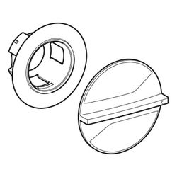 Geberit Set Betätigungsgriff für Unterputz-Kugelhahn DN 15/20, Hochglanz verchromt... GEBERIT-610089211 4025416554110 (Abb. 1)