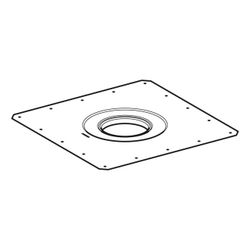 Geberit Pluvia Anschlussblech universell Anschluss Abdichtung Edelstahl... GEBERIT-359119001 4025410163035 (Abb. 1)