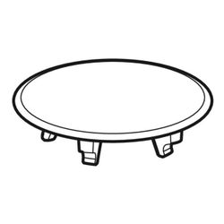 Geberit Ablaufkappe für Setaplano Duschfläche, Alpinweiß, 243562111... GEBERIT-243562111 4025416657941 (Abb. 1)