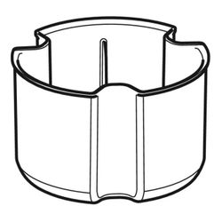 Geberit Geruchsverschlussbecher für Duschwannenablauf, 50mm, PP, 243572001... GEBERIT-243572001 4025416658870 (Abb. 1)