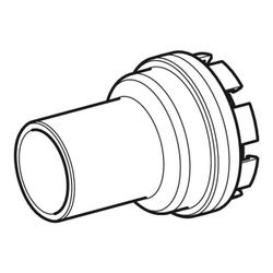 Geberit Abgangsrohr für Duschwannenablauf d90 Außendurchmesser 40mm... GEBERIT-243573001 4025416658887 (Abb. 1)
