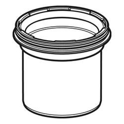 Geberit Verlängerungsstück für Bodenabläufe 13x13cm, Bodeneinläufe 13x13cm... GEBERIT-388100001 4025416581017 (Abb. 1)