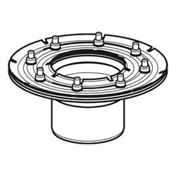 Geberit Aufsatz Pressdichtungsflansch, für Bodenablauf 13x13cm, Bodeneinlauf 13x13cm... GEBERIT-388102001 4025416581123 (Abb. 1)