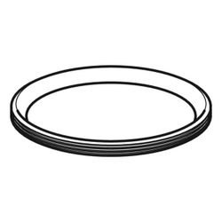 Geberit Lippendichtung für Bodenablauf, DN 125, 13x13cm, EPDM, 243376001... GEBERIT-243376001 4025416582021 (Abb. 1)