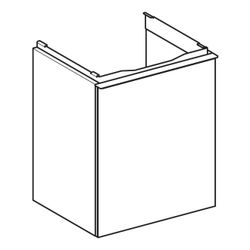 Geberit Acanto Unterschrank für Handwaschbecken, 1 Schublade WT 45cm, Lava lackiert ... GEBERIT-503002JK1 4025410134578 (Abb. 1)