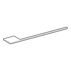 Geberit Handtuchhalter für Badezimmermöbel Weiß, pulverbeschichtet matt... GEBERIT-503012011 4025410126771 (Abb. 1)