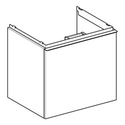Geberit Acanto Unterschrank für Waschtisch 1 Schublade/Innenschublade WT 60cm, Nussb... GEBERIT-503003JR1 4025410141347 (Abb. 1)