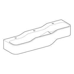 Geberit Bambini Spiel-/Waschlandschaft, 3 Waschplätze, tieferes Becken links B 140cm... GEBERIT-502975001 4064746000164 (Abb. 1)