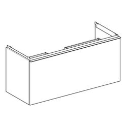 Geberit Acanto Unterschrank für WT 1 Schublade/Innenschublade WT 120cm Weiß lackiert... GEBERIT-503006012 4025410127440 (Abb. 1)