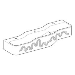 Geberit Bambini Spiel-/Waschlandschaft, 3 Waschplätze, tieferes Becken links B 140cm... GEBERIT-502975791 4064746000706 (Abb. 1)