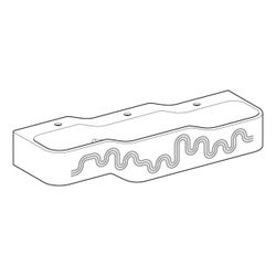 Geberit Bambini Spiel-/Waschlandschaft, 3 Waschplätze, tieferes Becken rechts B 140c... GEBERIT-502976791 4064746000775 (Abb. 1)