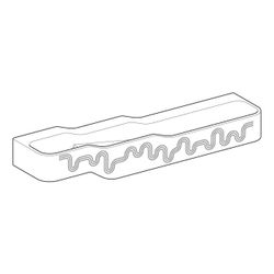 Geberit Bambini Spiel-/Waschlandschaft, 4 Waschplätze, tieferes Becken rechts B 180c... GEBERIT-502978FY2 4064746000881 (Abb. 1)