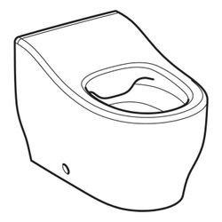 Geberit Bambini Stand-WC für Kleinkinder Tiefspüler Rimfree, Höhe 24cm, Weiß, KeraTe... GEBERIT-502965008 4025410104878 (Abb. 1)