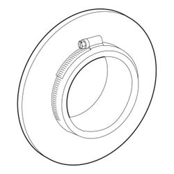 Geberit Mauerkragen Radondicht für Varino Bodenablauf... GEBERIT-388140001 4025410105929 (Abb. 1)