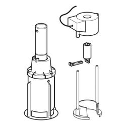 Geberit Elektromagnetheber Infrarot für Aufputz-Spülkasten Model 123.000... GEBERIT-115506001 4025416005797 (Abb. 1)