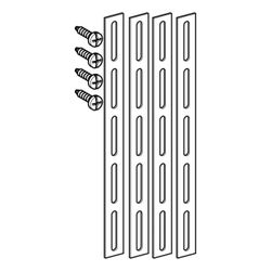 Geberit Schlitzbandeisen mit Schrauben... GEBERIT-241017001 4025416531401 (Abb. 1)