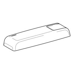 Geberit Spülkastendeckel für Aufputzspülkasten Aufputz 127, verschraubt, Alpinweiß... GEBERIT-215504111 4025416030782 (Abb. 1)