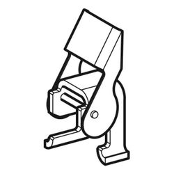 Geberit Duofix Systemschienenclip, 240616001... GEBERIT-240616001 4025416863090 (Abb. 1)
