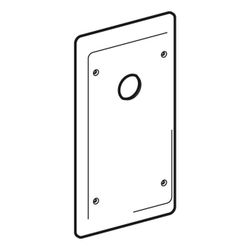 Geberit Abdeckplatte für Unterputz-Geruchsverschluss für Waschtisch, Alpinweiß, 2544... GEBERIT-254408111 4025416053040 (Abb. 1)