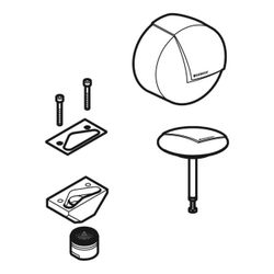 Geberit Fertigbauset für Badewannenablauf, d 52mm, Hochglanz verchromt, 241989211... GEBERIT-241989211 4025416861706 (Abb. 1)
