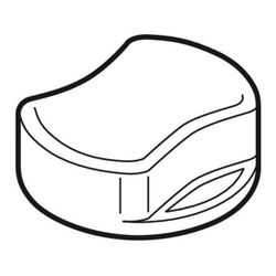 Geberit Drehknopf für Abläufe, matt, 241688001... GEBERIT-241688001 4025416752950 (Abb. 1)