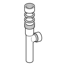 Geberit Abzweig, 88,5 Grad, PP, 40mm, Alpinweiß, 242103111... GEBERIT-242103111 4025416861454 (Abb. 1)