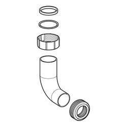 Geberit Spülbogen mit Dichtungen, für Geberit AquaClean 8000plus... GEBERIT-242306001 4025416063599 (Abb. 1)