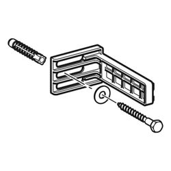 Geberit Befestigungswinkel 12cm, für Unterputz-Sprühkopf... GEBERIT-241026001 4025416533955 (Abb. 1)