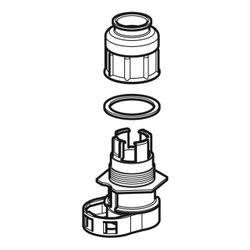 Geberit Schutzrohradapter, 242489001... GEBERIT-242489001 4025416101109 (Abb. 1)