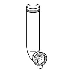 Geberit Spülbogen 56/45mm, 90 Grad, 242698001... GEBERIT-242698001 4025416174837 (Abb. 1)