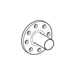 Geberit Mapress C-Stahl Flansch 10/16 bar, mit Einschubende Außendurchmesser 88,9mm, DN ... GEBERIT-23790 4025410724625 (Abb. 1)