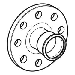 Geberit Mapress Edelstahl Flansch PN 10/16, mit Pressmuffe d 88,9mm, DN 80... GEBERIT-33740 4024723337409 (Abb. 1)