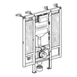 Geberit Duofix Element für Wand-WC, 112cm, mit Sigma UP-Spülkasten 12cm, barrierefre... GEBERIT-111375006 4064746029776 (Abb. 1)