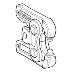 Geberit Mapress Zwischenbacke für Pressring schwenkbar, D 15-35mm, Kompatibilität 1... GEBERIT-691198001 4064746014208 (Abb. 1)