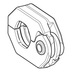 Geberit Mapress Pressschlinge schwenkbar, D 28mm, Kompatibilität 1/2, 691195001... GEBERIT-691195001 4064746014178 (Abb. 1)