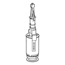 Geberit Spülventil für Aufputzspülkasten AP128, Spül-Stopp-Spülung... GEBERIT-243630001 4025416557197 (Abb. 1)